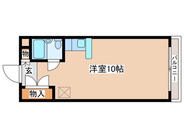 ハイツ西久保の物件間取画像